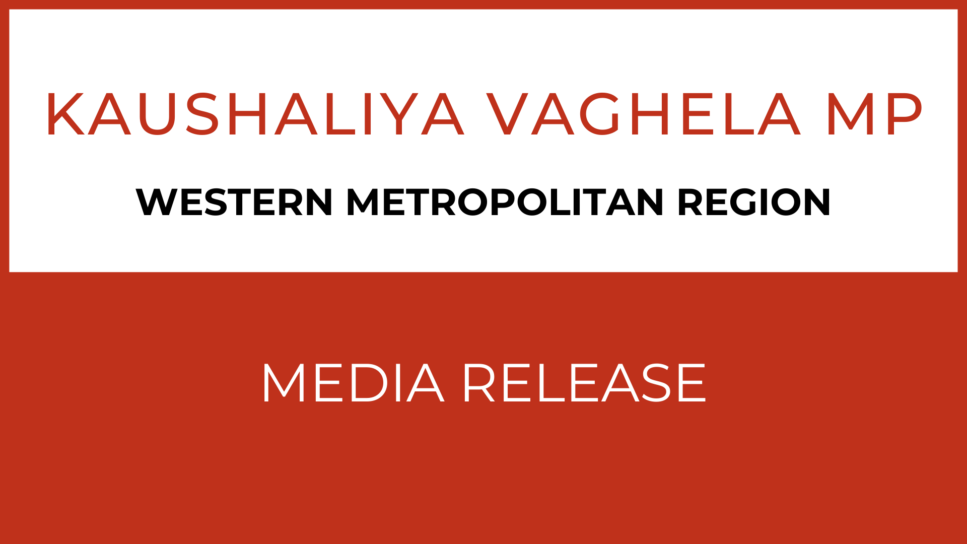 NEW LOOK RESERVE OPENS IN HOPPERS CROSSING KAUSHALIYA VAGHELA